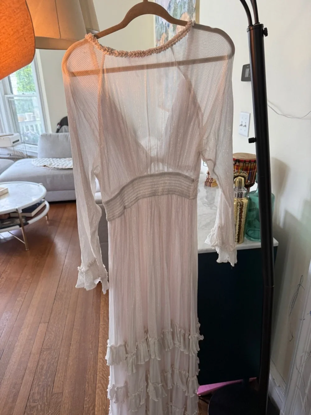 Free People Seraphina Maxi Dress ivory - Picture 6 of 7